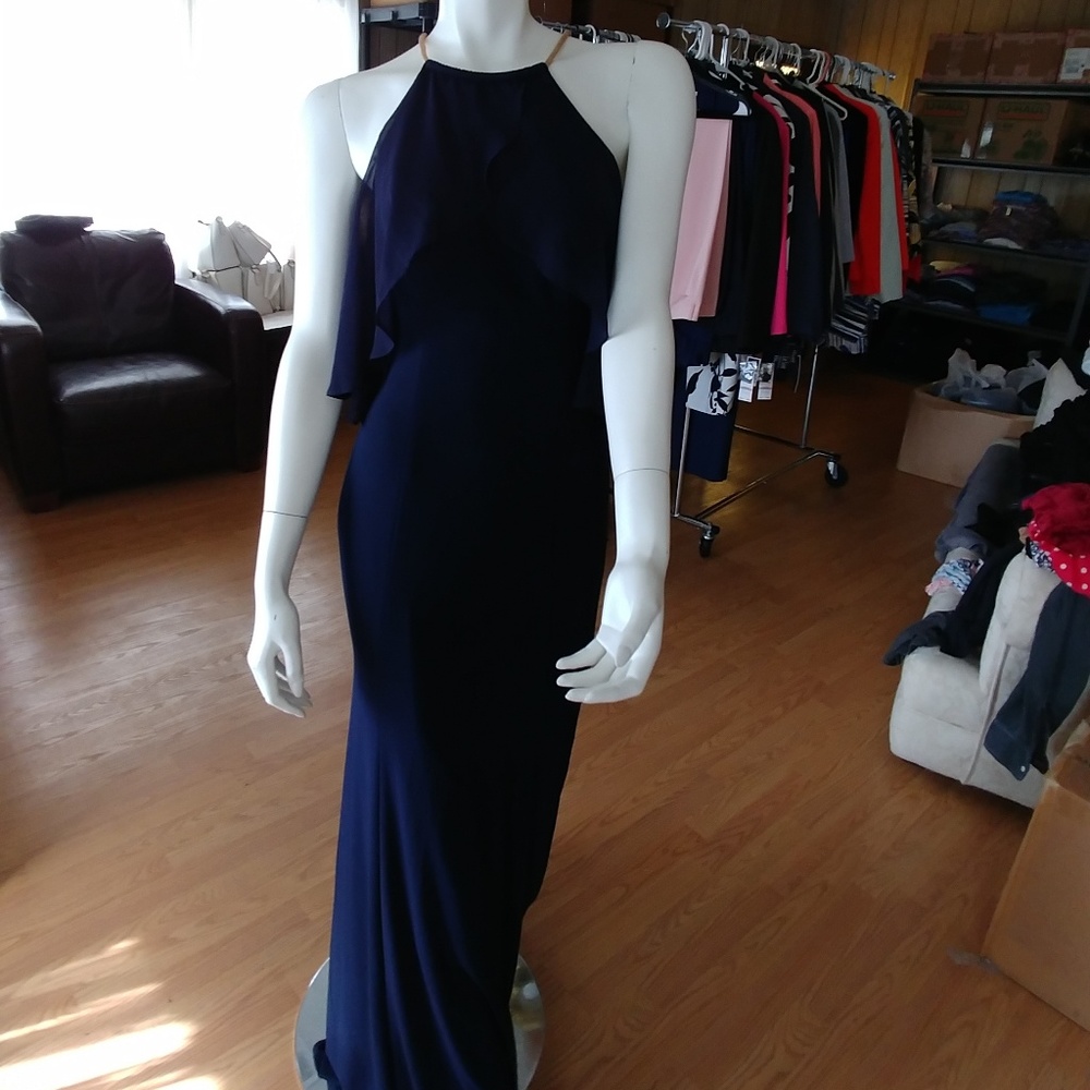 🌟🌟🌟SOLD🌟🌟🌟XSCAPE Elegant Blue Gown